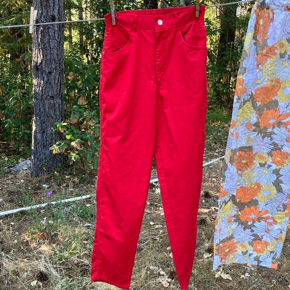 Gitano Cherry Red Denim high rise jeans size 9/10